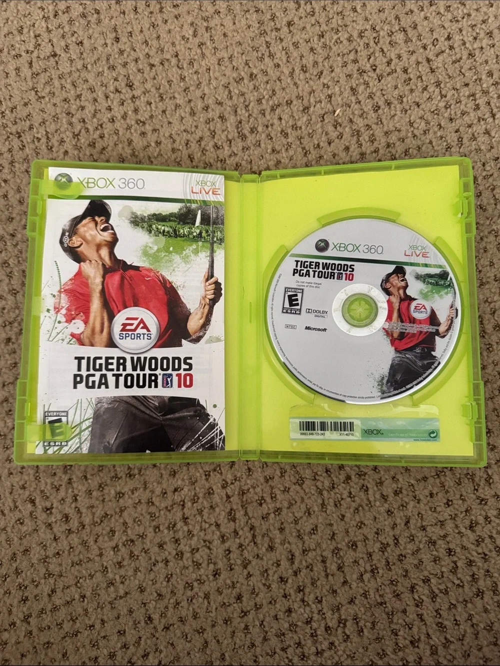 Microsoft Xbox 360 Tiger Woods PGA Tour Games - Green/White/Red